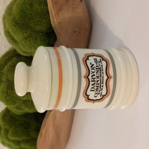 Vintage Apothecary Druggist Darvon Compound Jar